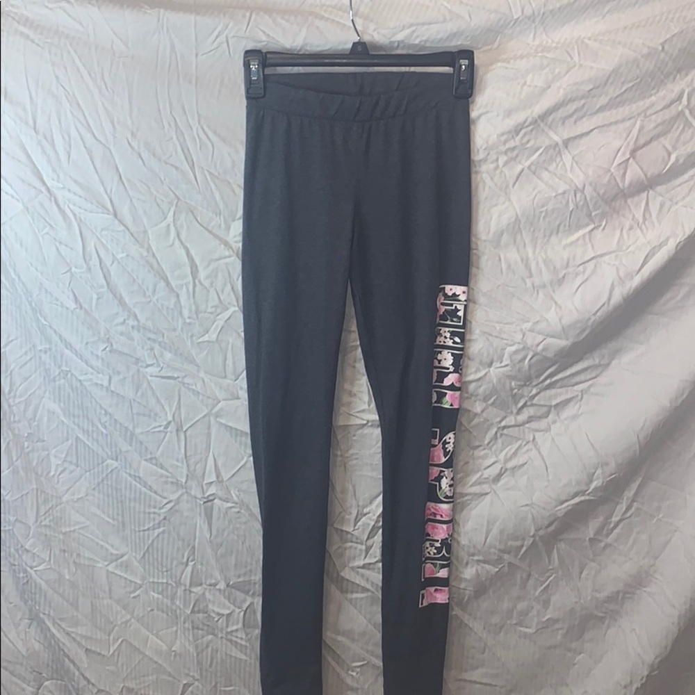 H&M Grey “Girl Spirit” Leggings